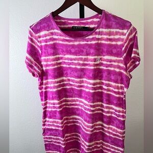 Ralph Lauren Pink Tie-Dye cotton dress